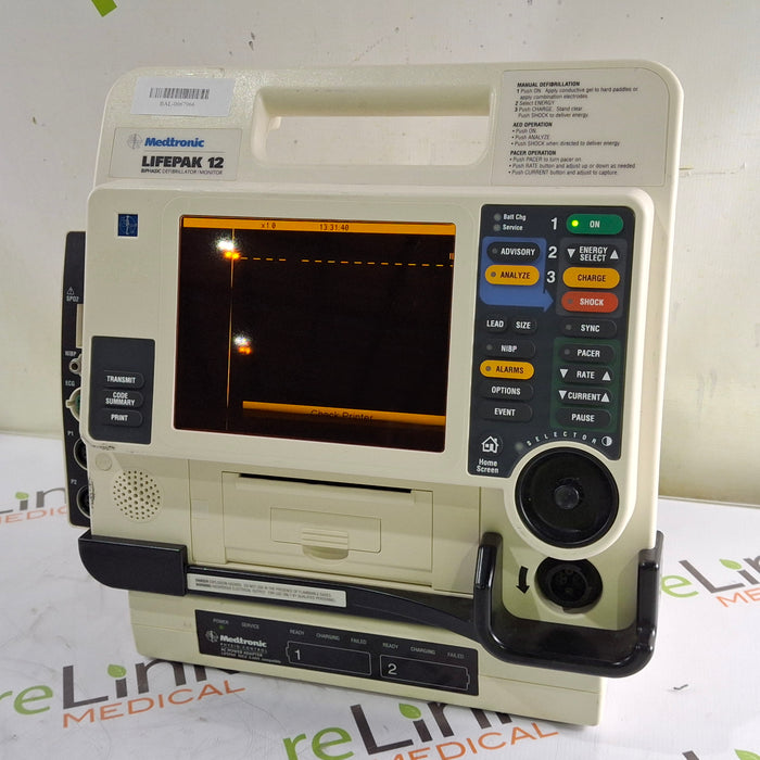Physio-Control LifePak 12 3-Lead Defibrillator