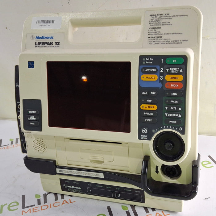 Physio-Control LifePak 12 3-Lead Defibrillator