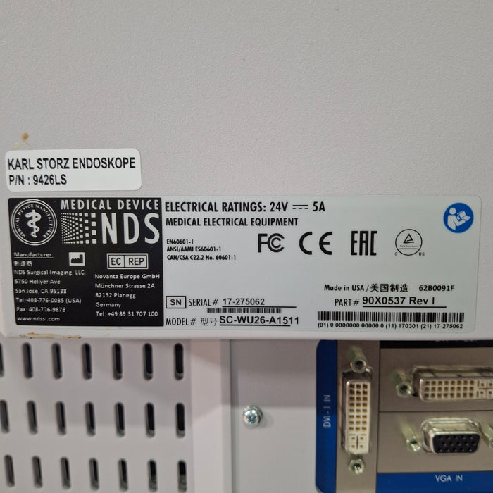 NDS Surgical Imaging NDS Surgical Imaging SCWU26A1511 26" Medical Monitor Surgical Equipment reLink Medical
