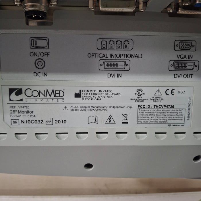 ConMed ConMed VP4726 26" Monitor Surgical Equipment reLink Medical