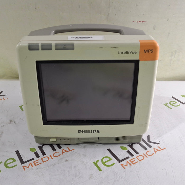 Philips Intellivue MP5 - ECG, Fast SpO2, NIBP, Press, Temp Patient Monitor