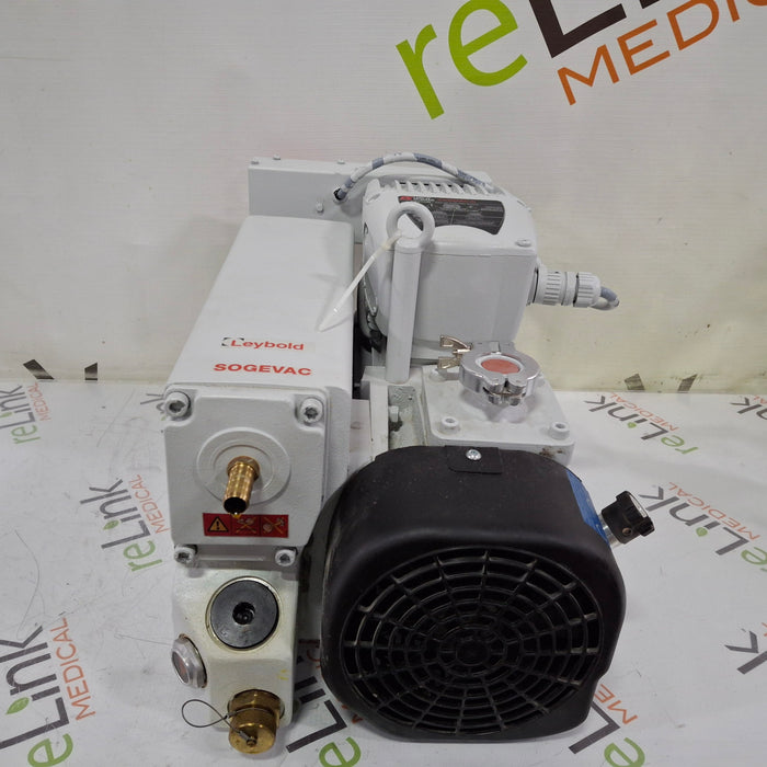 Leybold Leybold Sogevac Sv40 Bi Rotary Vane Vacuum Pump / Leroy Somer Ls100pr Motor Research Lab reLink Medical