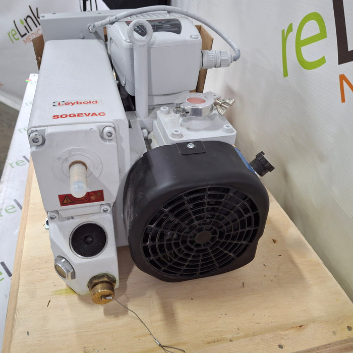Leybold Leybold Sogevac Sv40 Bi Rotary Vane Vacuum Pump / Leroy Somer Ls100pr Motor Research Lab reLink Medical