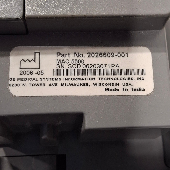GE Healthcare GE Healthcare MAC 5500 ECG without CAM Module Cardiology reLink Medical