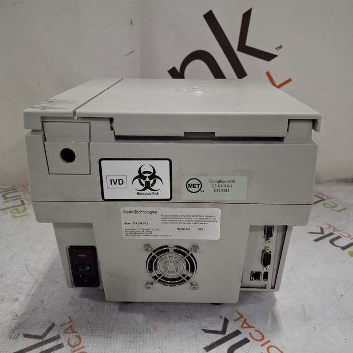 Hema Technology Inc Hema Technology Inc ESR Stat 6 Blood Analzyer Clinical Lab reLink Medical