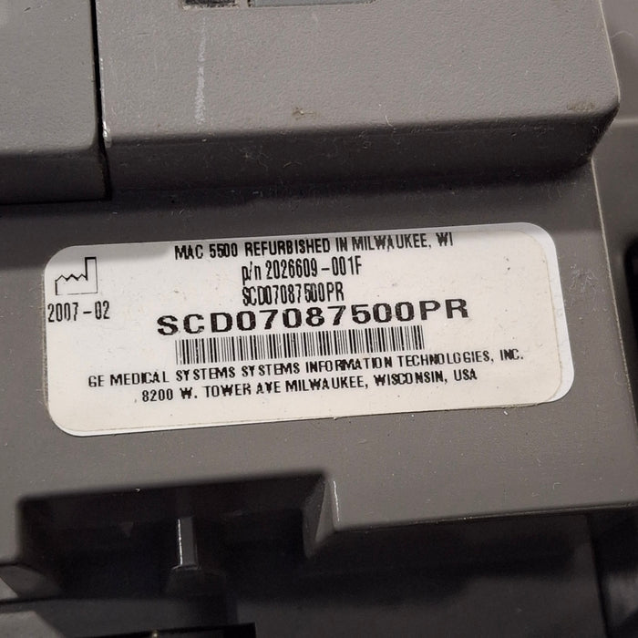 GE Healthcare GE Healthcare MAC 5500 ECG without CAM Module Cardiology reLink Medical
