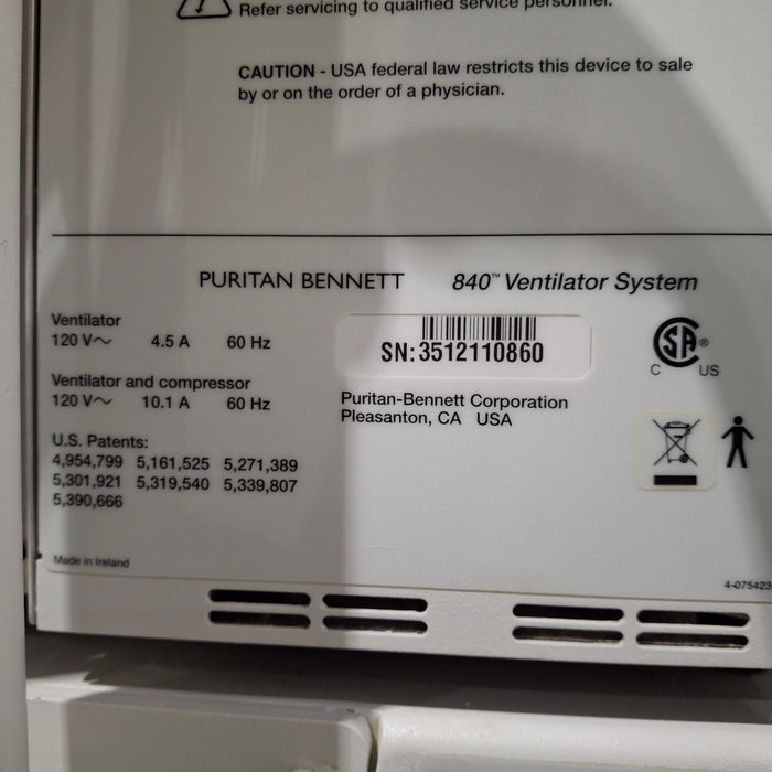 Puritan Bennett Puritan Bennett 840 Ventilator Respiratory reLink Medical