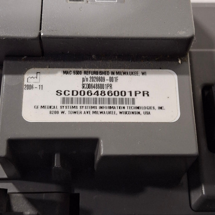 GE Healthcare GE Healthcare MAC 5500 ECG without CAM Module Cardiology reLink Medical