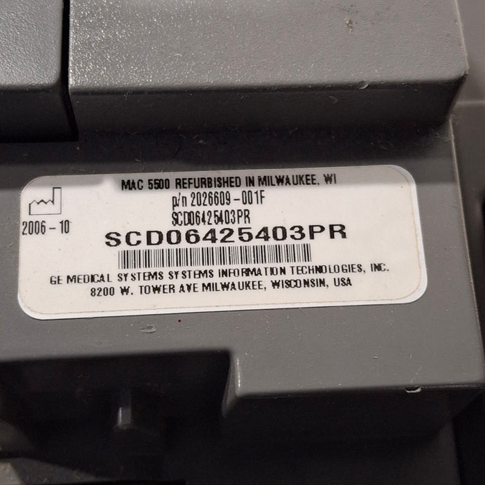 GE Healthcare GE Healthcare MAC 5500 ECG without CAM Module Cardiology reLink Medical