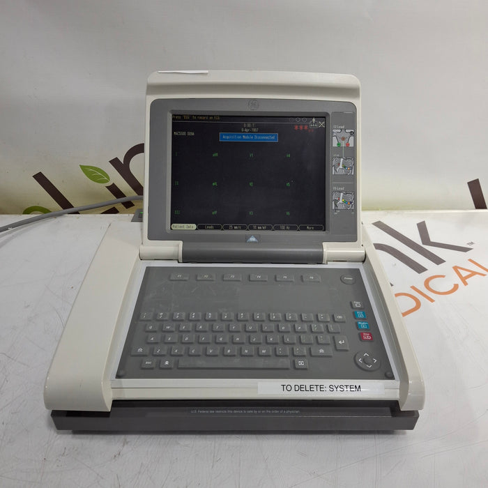 GE Healthcare GE Healthcare MAC 5000 ECG without CAM Module Cardiology reLink Medical