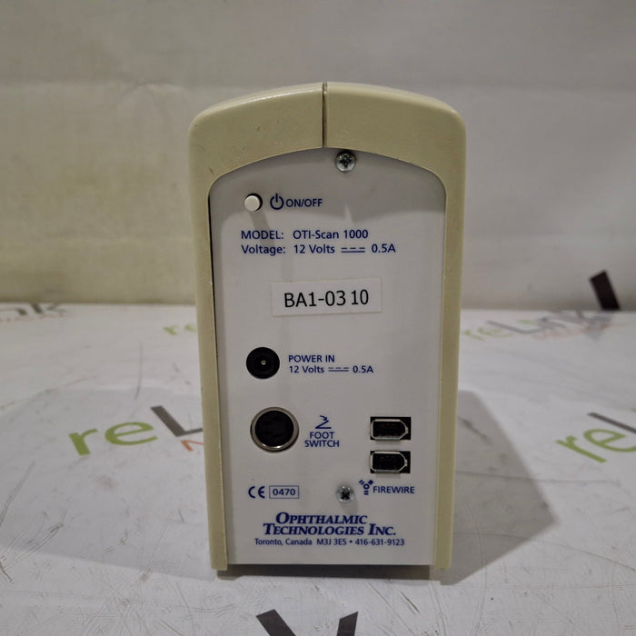 Opthalmic Technolgies Inc. OTI-Scan 100 3D/B/A Ophthalmic Ultrasound