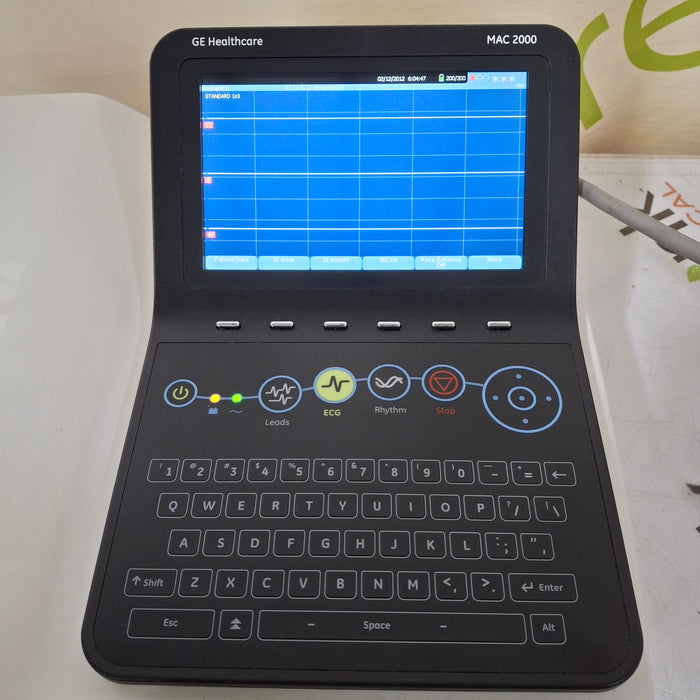 GE Healthcare GE Healthcare MAC 2000 ECG Cardiology reLink Medical