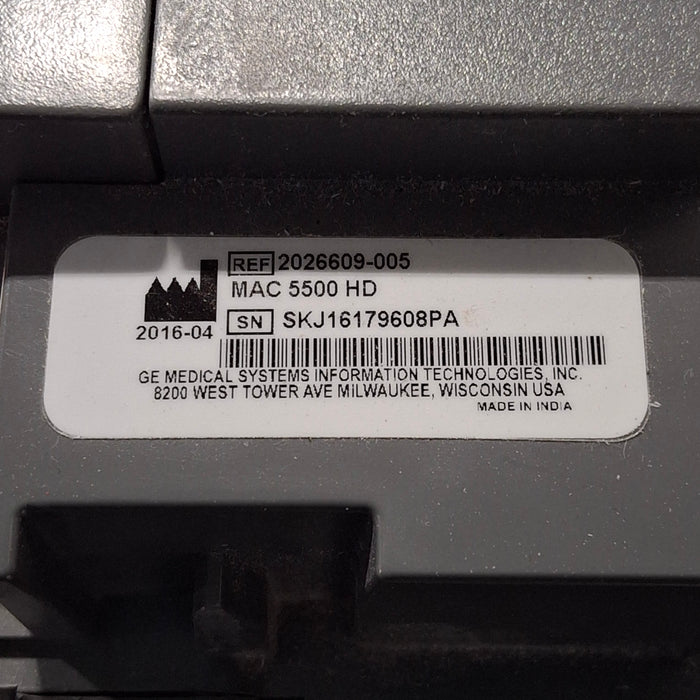 GE Healthcare GE Healthcare MAC 5500 HD ECG without CAM Module Cardiology reLink Medical