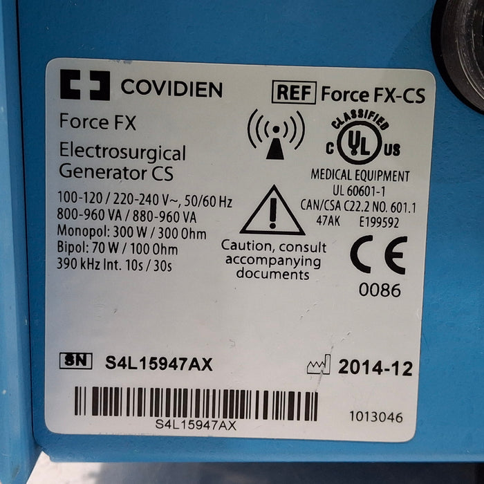 Covidien Covidien Force FX-CS Electrosurgical Unit Electrosurgical Units reLink Medical
