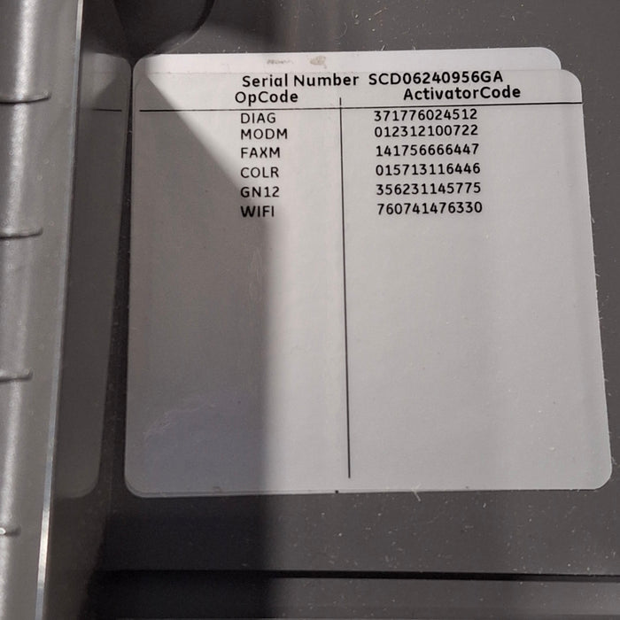 GE Healthcare GE Healthcare MAC 5500 ECG without CAM Module Cardiology reLink Medical