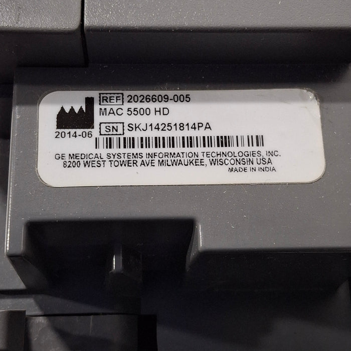 GE Healthcare GE Healthcare MAC 5500 HD ECG without CAM Module Cardiology reLink Medical