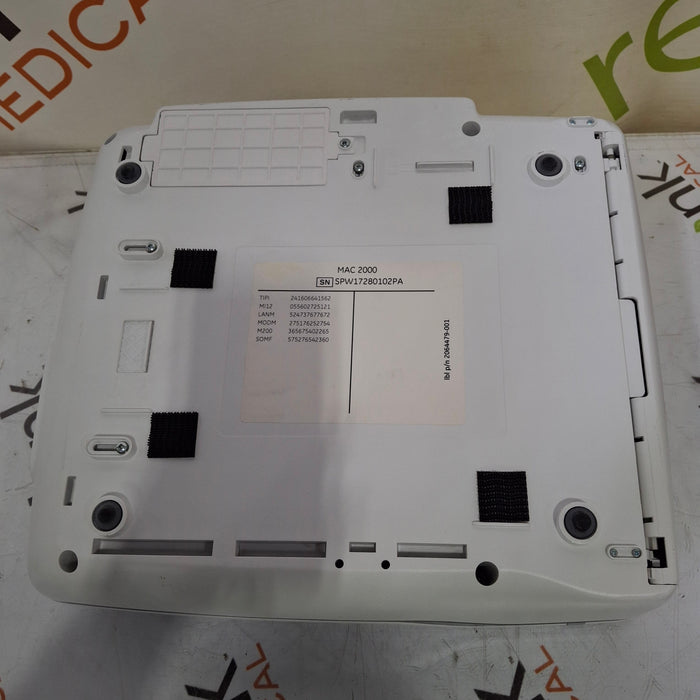 GE Healthcare MAC 2000 ECG