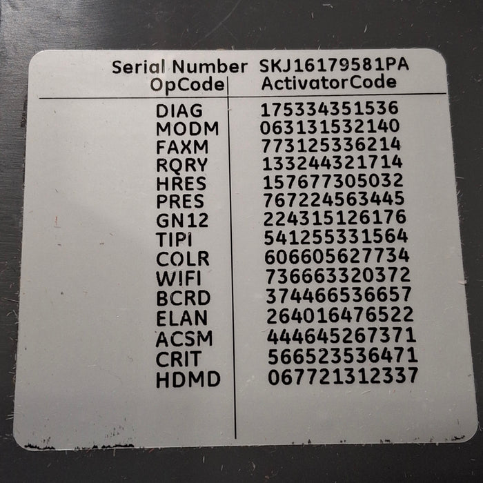 GE Healthcare GE Healthcare MAC 5500 HD ECG without CAM Module Cardiology reLink Medical