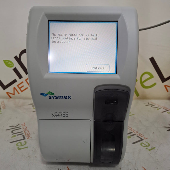 Sysmex XW-100 Hematology Analyzer