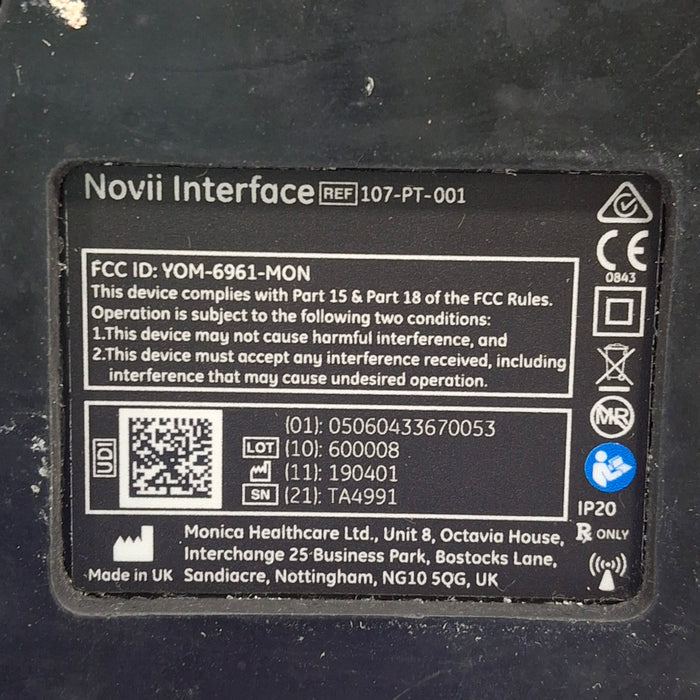 Monica Healthcare Limited Monica Healthcare Limited 107-PT-001 Fetal Monitor Patient Monitors reLink Medical
