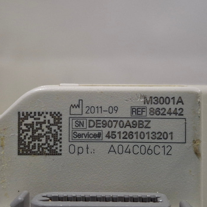 Philips M3001A-A04C06C12 OxiMax SpO2, NIBP, 12 Lead ECG, Temp, IBP MMS Module