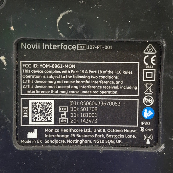 Monica Healthcare Limited Monica Healthcare Limited 107-PT-001 Fetal Monitor Patient Monitors reLink Medical