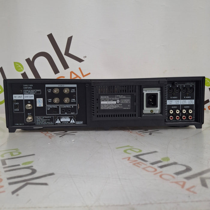 Sony Sony SVO-2000 Video Cassette Recorder Computers Tablets & Networking reLink Medical