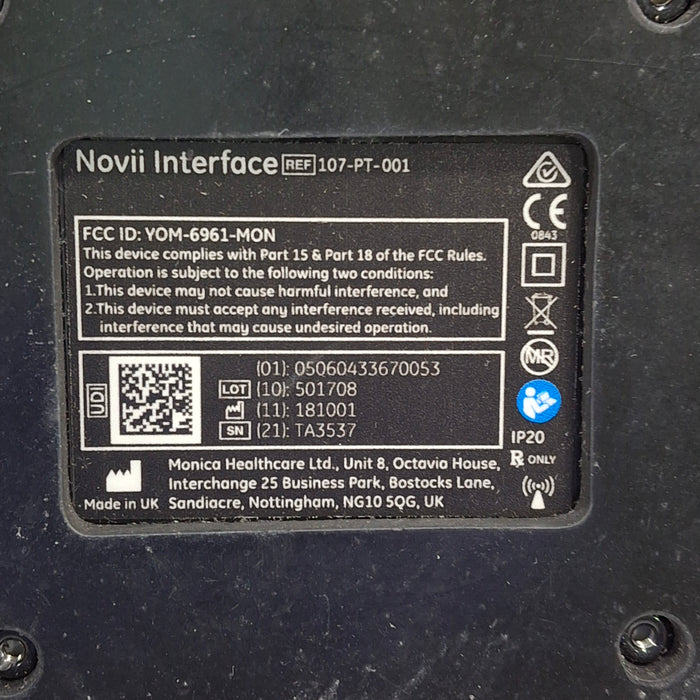 Monica Healthcare Limited Monica Healthcare Limited 107-PT-001 Fetal Monitor Patient Monitors reLink Medical