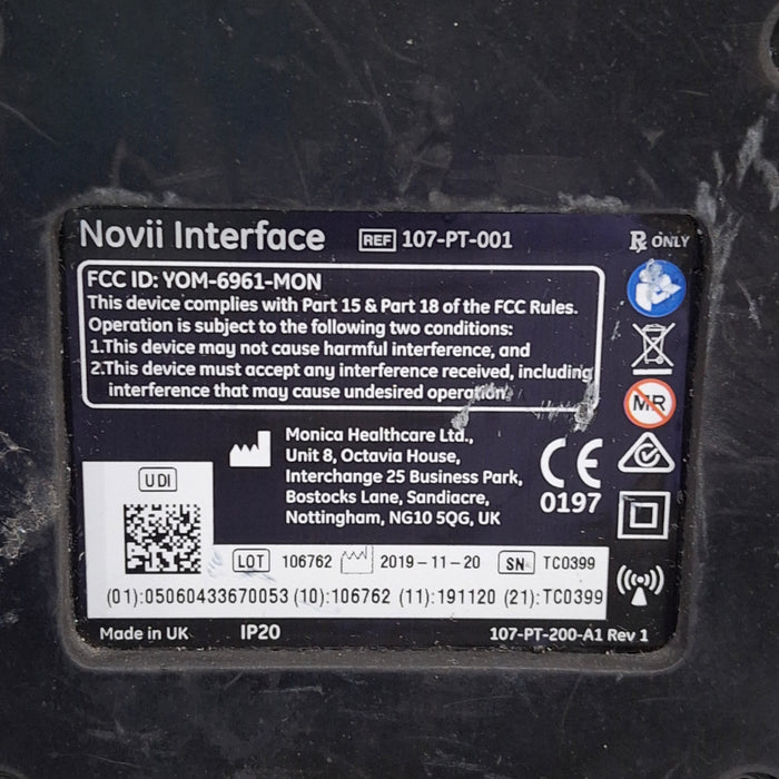 Monica Healthcare Limited Monica Healthcare Limited 107-PT-001 Fetal Monitor Patient Monitors reLink Medical