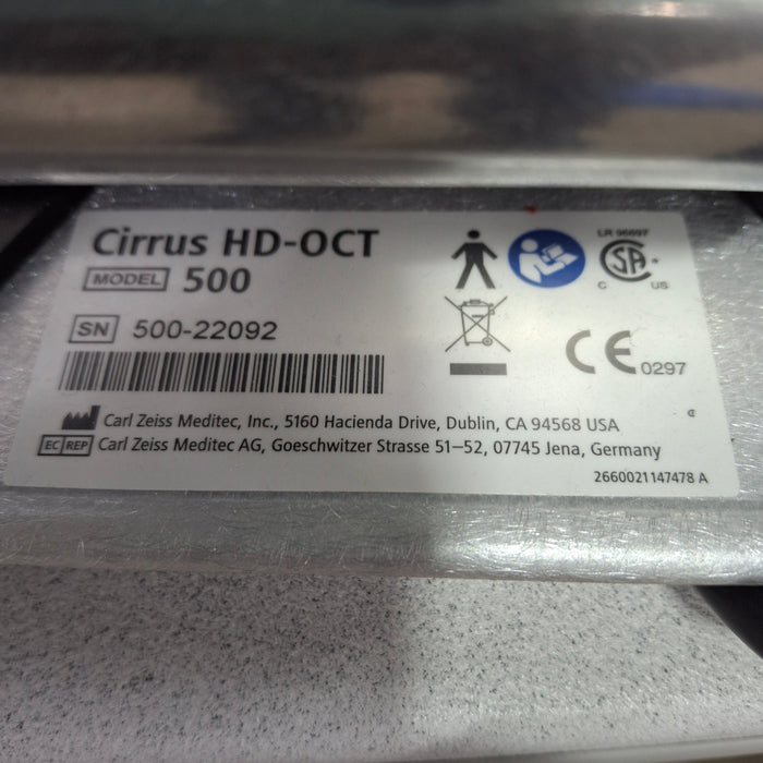Carl Zeiss Carl Zeiss Cirrus HD-OCT 500 Optical Coherence Technology Ophthalmology reLink Medical