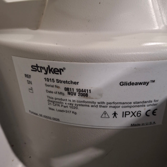 Stryker 1015 Big Wheel Glideaway Stretcher