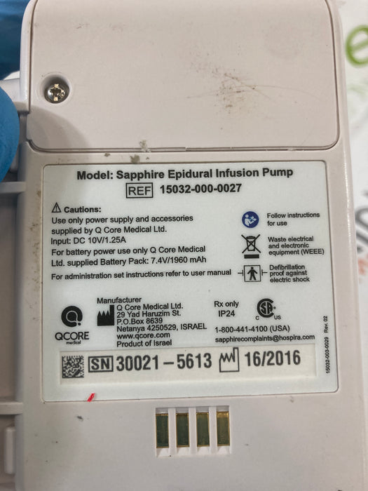 QCore Medical QCore Medical Sapphire Epidural Infusion Pump Infusion Pump reLink Medical