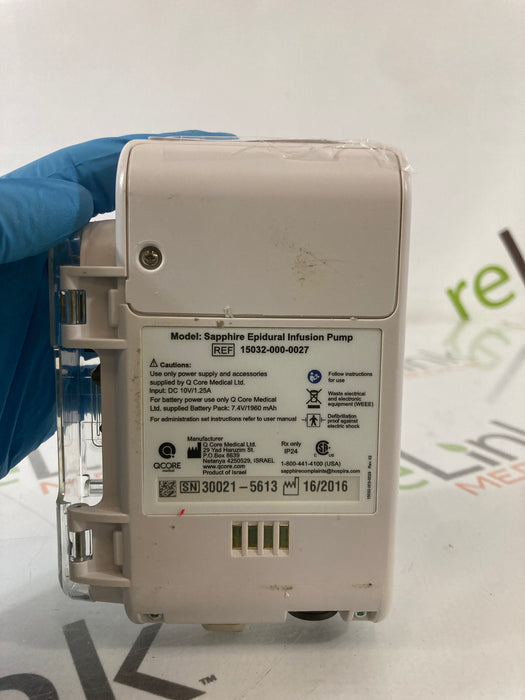 QCore Medical QCore Medical Sapphire Epidural Infusion Pump Infusion Pump reLink Medical