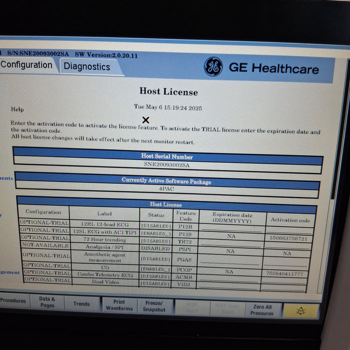 GE Healthcare GE Healthcare Carescape B450 Post Anesthesia Care Patient Monitor Patient Monitors reLink Medical