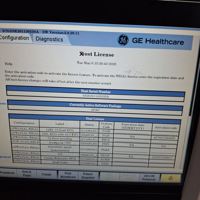 GE Healthcare GE Healthcare Carescape B450 Post Anesthesia Care Patient Monitor Patient Monitors reLink Medical