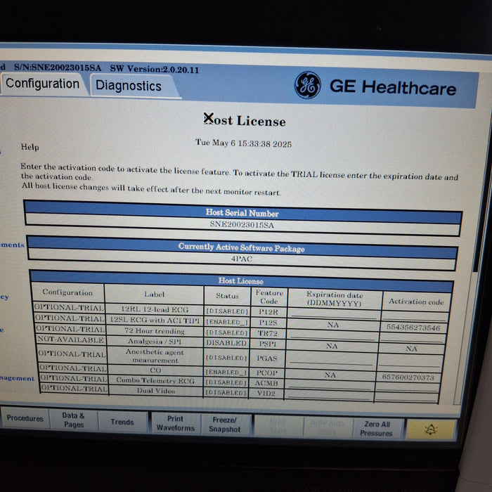 GE Healthcare GE Healthcare Carescape B450 Patient Monitor Patient Monitors reLink Medical