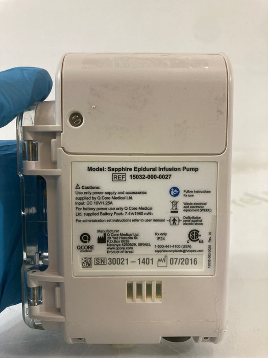 QCore Medical QCore Medical Sapphire Epidural Infusion Pump Infusion Pump reLink Medical