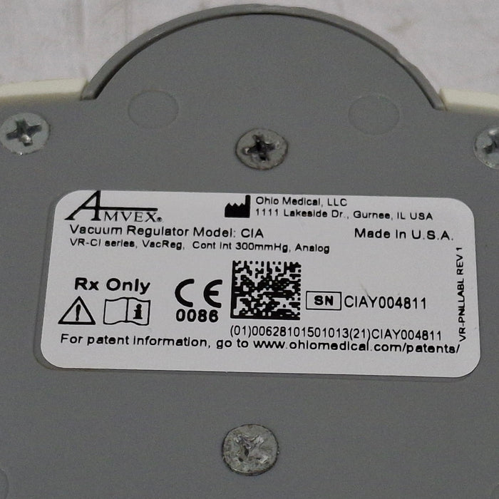 Amvex Amvex Vacuum Regulator Respiratory reLink Medical