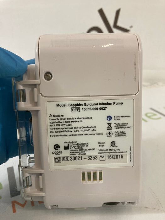 QCore Medical QCore Medical Sapphire Epidural Infusion Pump Infusion Pump reLink Medical