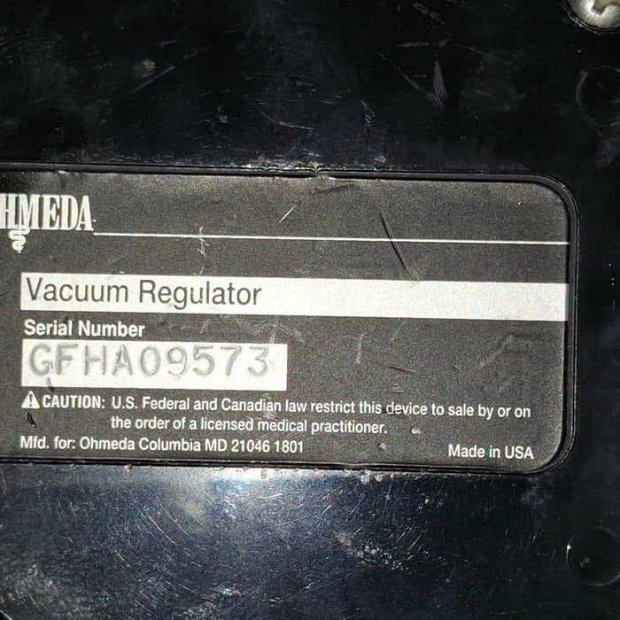 Ohmeda Medical Ohmeda Medical Vacuum Regulator Respiratory reLink Medical
