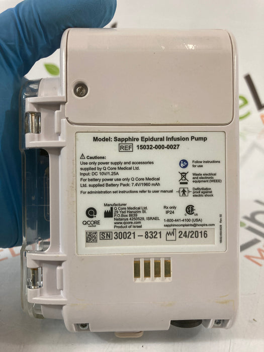 QCore Medical QCore Medical Sapphire Epidural Infusion Pump Infusion Pump reLink Medical