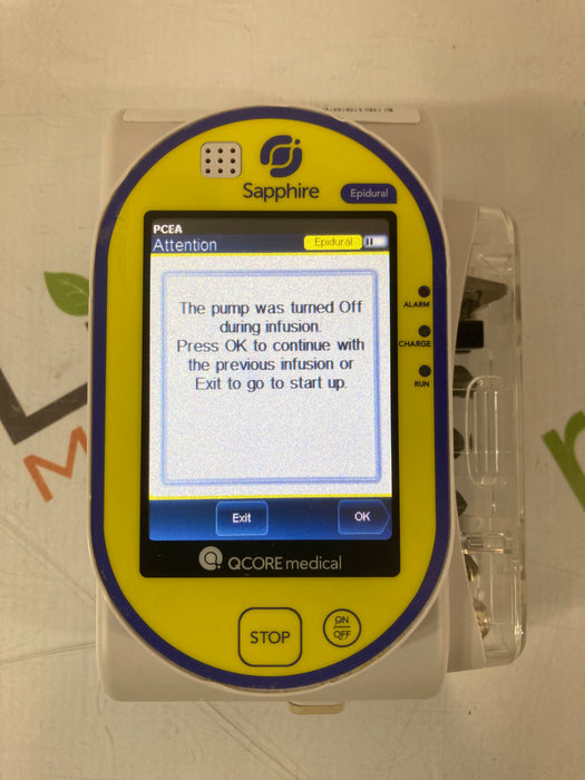 QCore Medical QCore Medical Sapphire Epidural Infusion Pump Infusion Pump reLink Medical