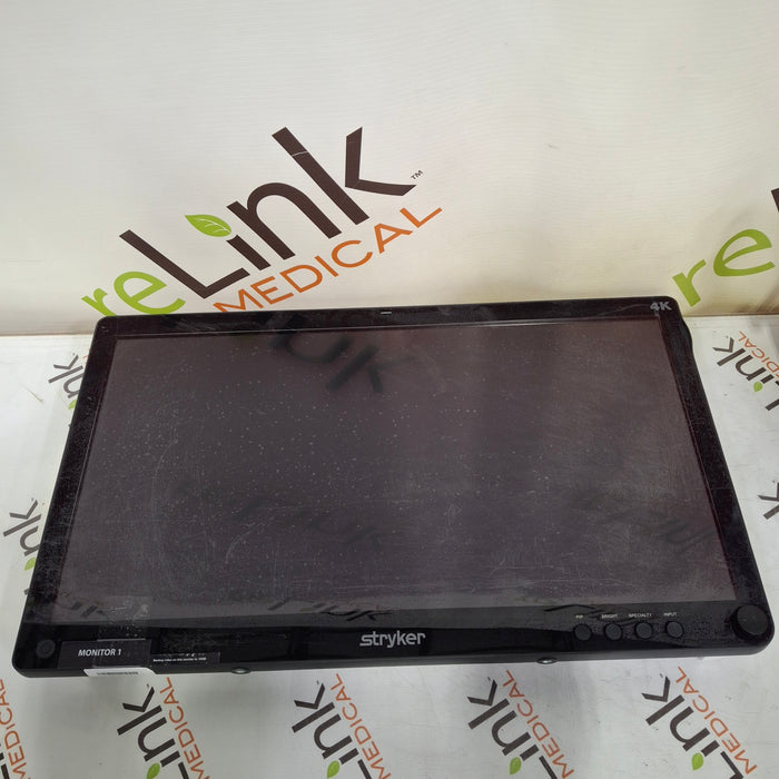 Stryker Stryker 32" 4K Surgical Display Monitor Rigid Endoscopy reLink Medical