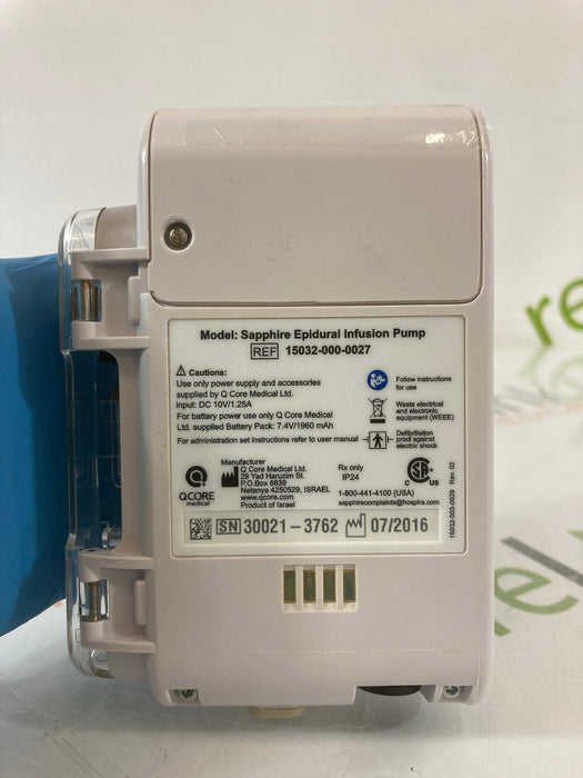 QCore Medical QCore Medical Sapphire Epidural Infusion Pump Infusion Pump reLink Medical