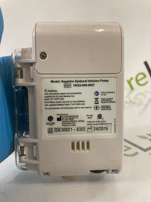 QCore Medical QCore Medical Sapphire Epidural Infusion Pump Infusion Pump reLink Medical