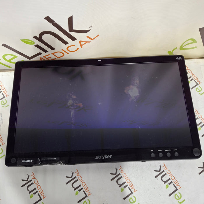 Stryker Stryker 32" 4K Surgical Display Monitor Rigid Endoscopy reLink Medical