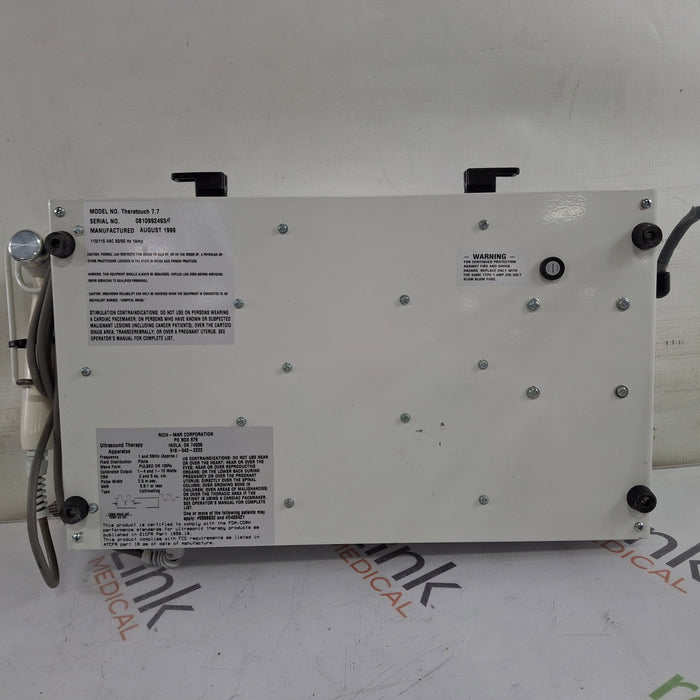 RichMar RichMar Theratouch 7.7 Ultrasound Therapy Unit Fitness and Rehab Equipment reLink Medical