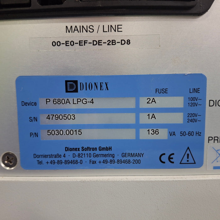 Dionex P680 HPLC Pump