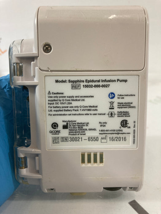 QCore Medical QCore Medical Sapphire Epidural Infusion Pump Infusion Pump reLink Medical