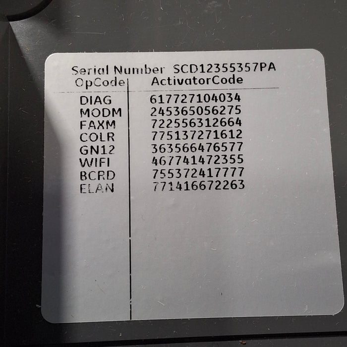 GE Healthcare GE Healthcare MAC 5500 ECG without CAM Module Cardiology reLink Medical